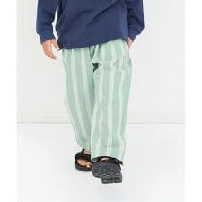 サッカーストライプパンツ  10分丈