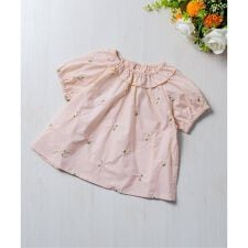 ローズ・イエローフラワー総刺繍ブラウス