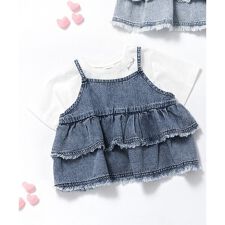 【リンク】デニムキャミ＆Tシャツ_2点セット