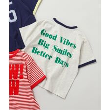 【リンク】リンガー配色3柄ロゴTシャツ