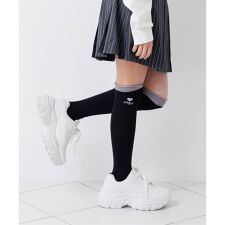 レイヤード風ハイソックス