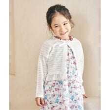 リボンレースカーディガン