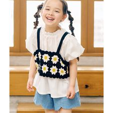 【リンク】フラワーニットビスチェ＆チュニック2Pセット