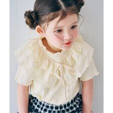 レースつけ衿＆メロウ針抜きTシャツセット