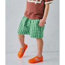 先染めチェックハーフパンツ リンク