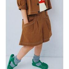 タックキュロットハーフパンツ リンク セットアップ可