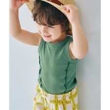 配色メロウリブタンクトップ リンク セットアップ可