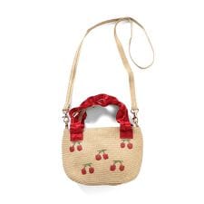 さくらんぼ刺繍ペーパーポシェット