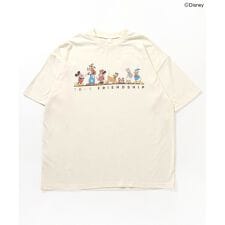 【リンク】【ディズニー】ミッキー＆フレンズ/大人Tシャツ