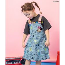 【リンク】【ディズニー】ミッキー＆フレンズ/総柄ジャンスカ