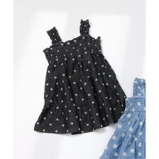 【リンク】総柄肩リボンシャーリングジャンスカ