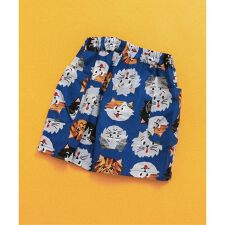 BREEZY CATS 総柄パンツ  4分丈