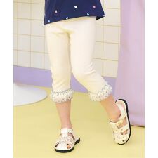 裾フリルひんやりレギンス  7分丈 接触冷感