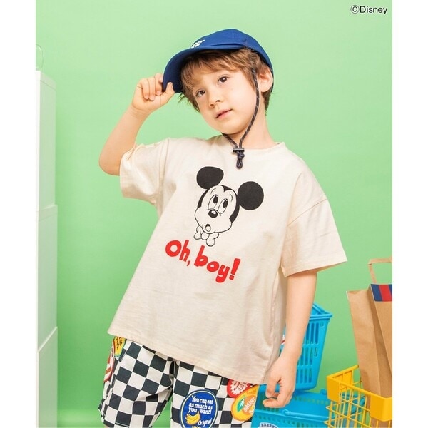 スタッフ風ジャケット キャラクタープリント リンク】ディズニーキャラクター/Tシャツ | ブリーズ(BREEZE) | マルイ