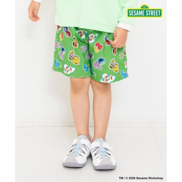 [�}���C]SESAME STREET �킭�킭�r�[�`�V���[�c UV�J�b�g/�u���[�Y�iBREEZE�j �O���[��