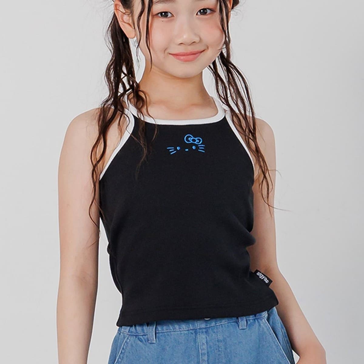 【新品未使用】Babykiy Kiyknows パッド入りキャミソール 黒 S ハローキティ】ギャルパット付きキャミ | アルジー(ALGY) | マルイ