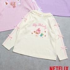 NETFLIX MYMELODY＆KUROMI 転写Tシャツ