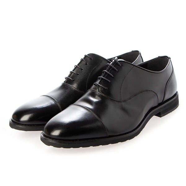 ふんわり柔らかな足当たり！内羽根ストレートチップビジネスシューズ