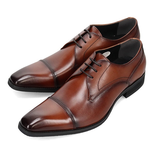 未使用級⭐️madras マドラス 25.5 ストレートチップ ライトブラウン マドラス madras metaインソール meta insole 外羽根ストレート