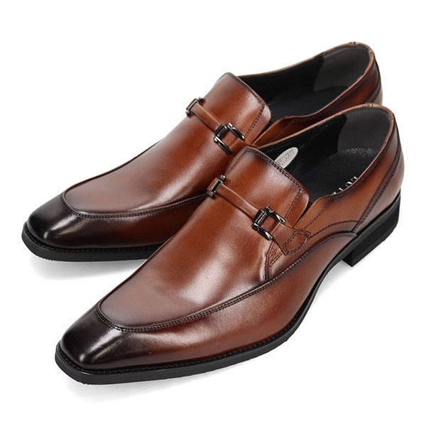 ルーテシア LUTECIA ロングノーズ 外羽根ストレートチップ・ビジネス