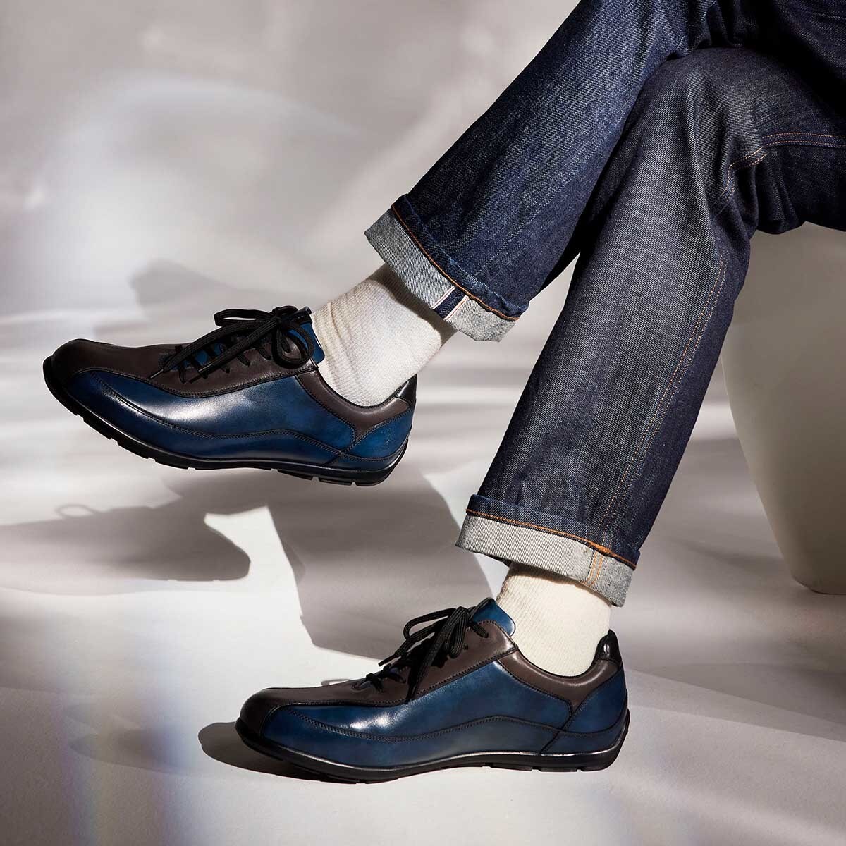 madras metaインソール搭載 スリップオンレザースニーカー | マドラス