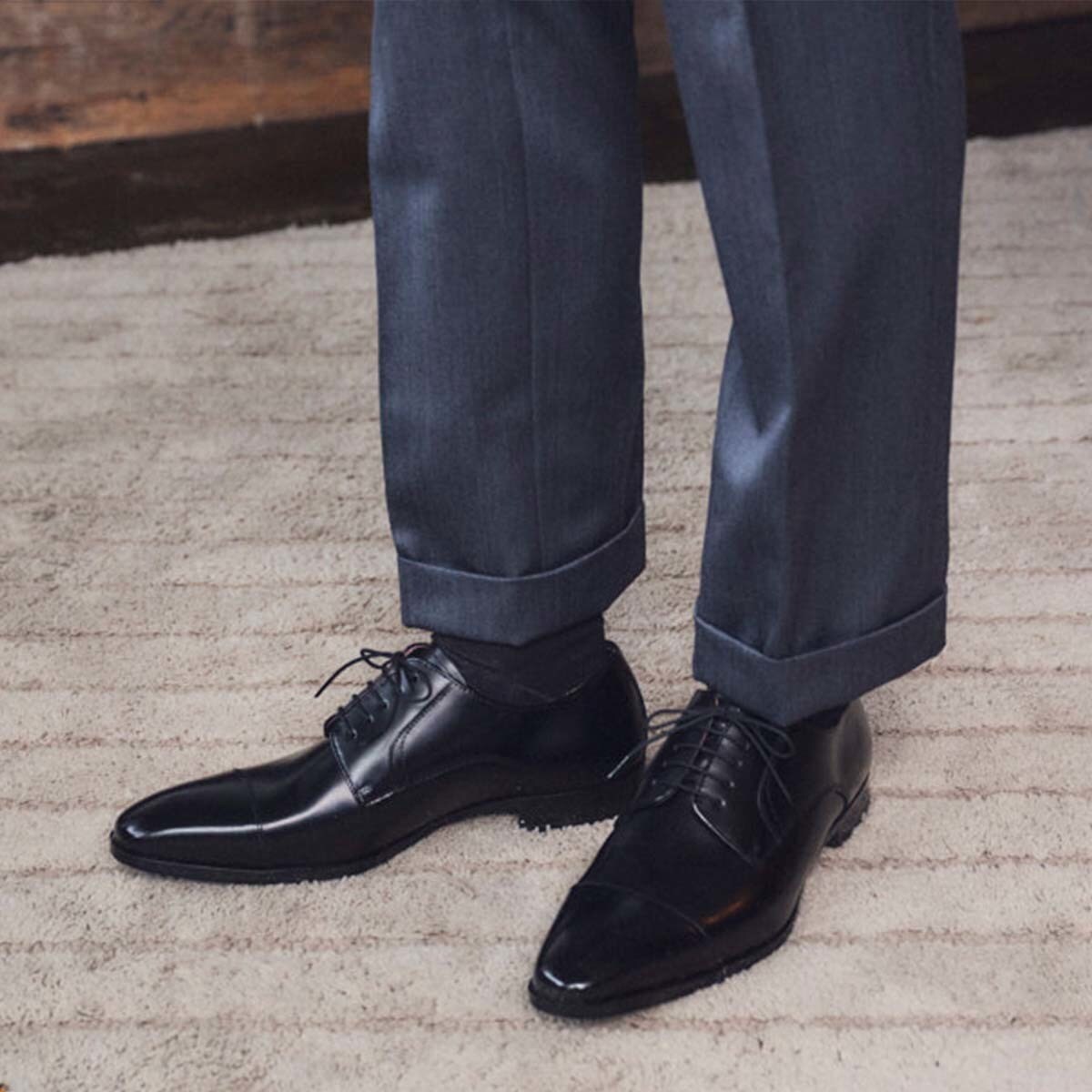 madras メタインソール搭載 ストレートチップ ビジネスシューズ