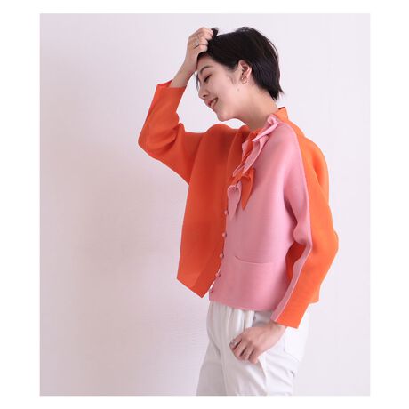アコーディオンプリーツのドルマン袖トップス レディース ファッション バイカラー イエロー オレンジ サワアラモード Sawa A La Mode Mode 6993 ファッション通販 マルイウェブチャネル アコーディオンプリーツのドルマン袖トップス レディース ファッション バイカラー イエロー オレンジ サワアラモード Sawa A La Mode Mode 6993 ファッション通販 マルイウェブチャネル