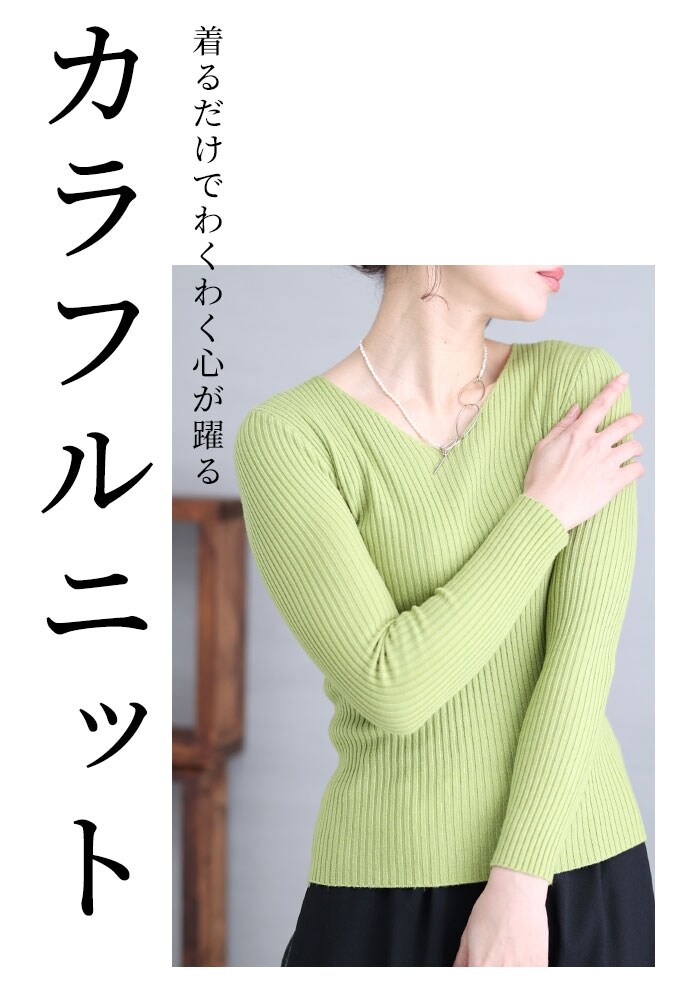 HAVEONE 売れ筋商品|||ハブワン ニット&セーター アウター レディース Sweaters Green 胸元刺繍スタンドカラージップニットトップス [C7187