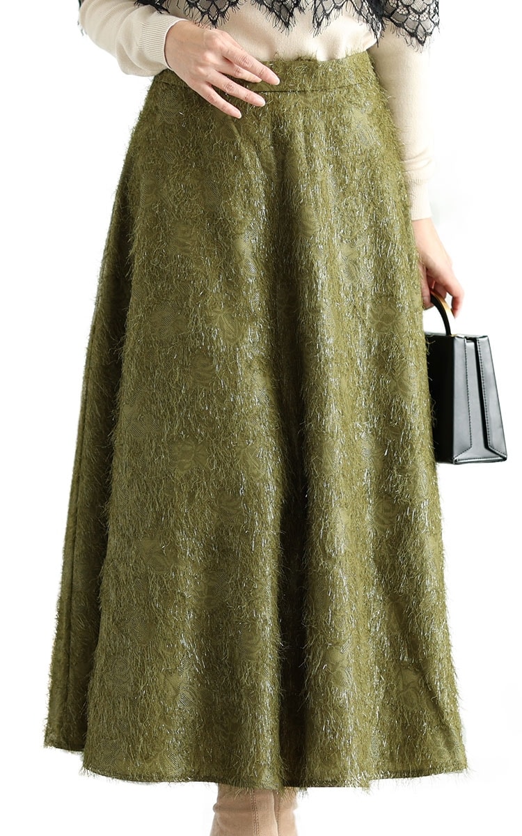 ゴア　ジップロングスライダースカート カーキ 希少】goa ゴア ジップスライダー サスペンダー付き ロング