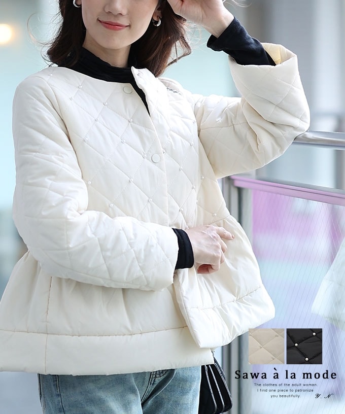 ふわふわ】リボン釦ダッフルエコダウンコート | フィント(FINT