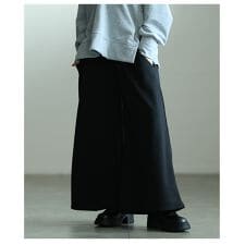 サワアラモード(sawa a la mode)の【パンツ】 ボトムス ズボン 黒 ブラック カーキ 紫 パープル ロング丈 裏起毛 ワイド S F