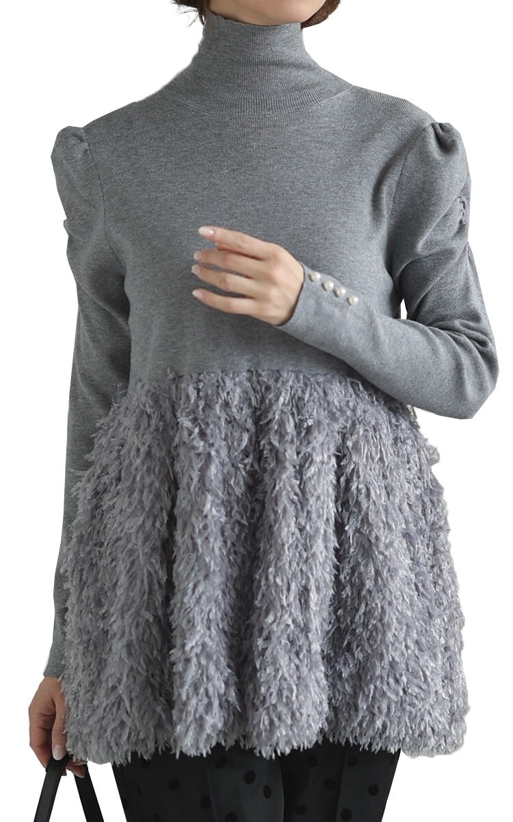 [�}���C]�y�j�b�g�z �g�b�v�X �Z�[�^�[ �� �u���b�N �O���[ ���� �p�[�� �t�F�U�[ �t���A �y�v���� �~��/�T���A�����[�h�isawa a la mode�j �O���[