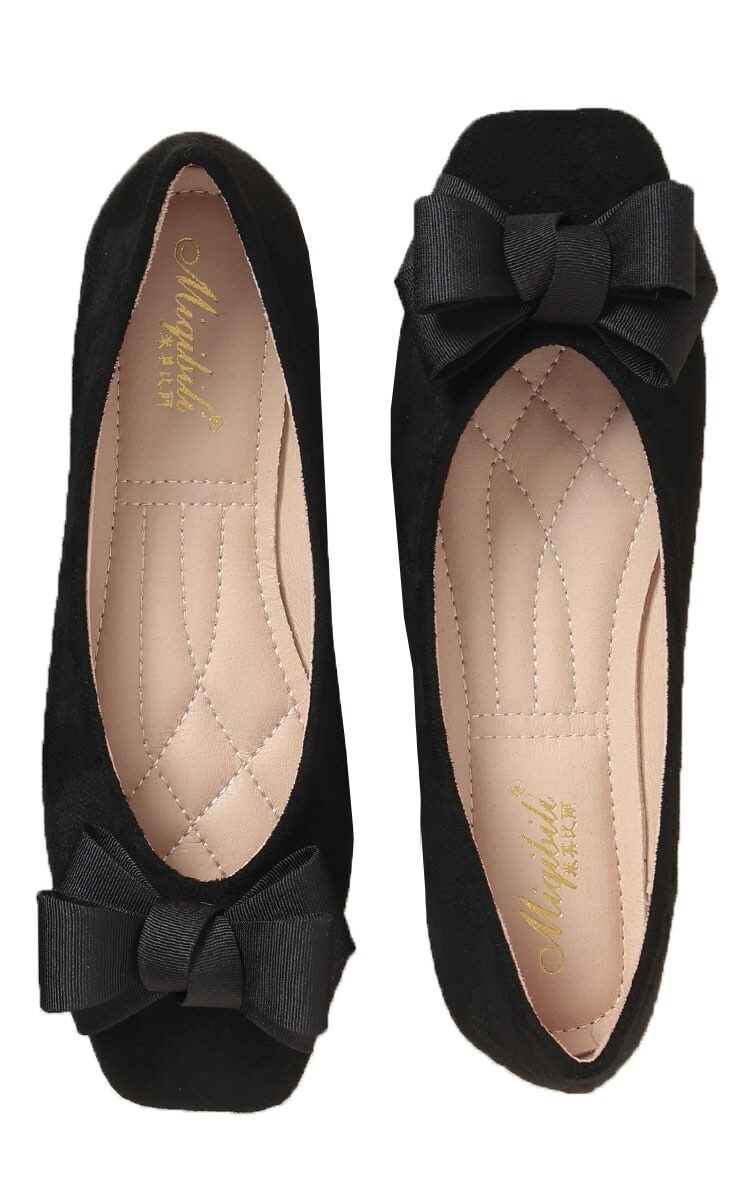 フラットシューズ ChloAC Flat Shoes 大人百花掲載】LUCKY CLOVER FLATSHOES フラットシューズ