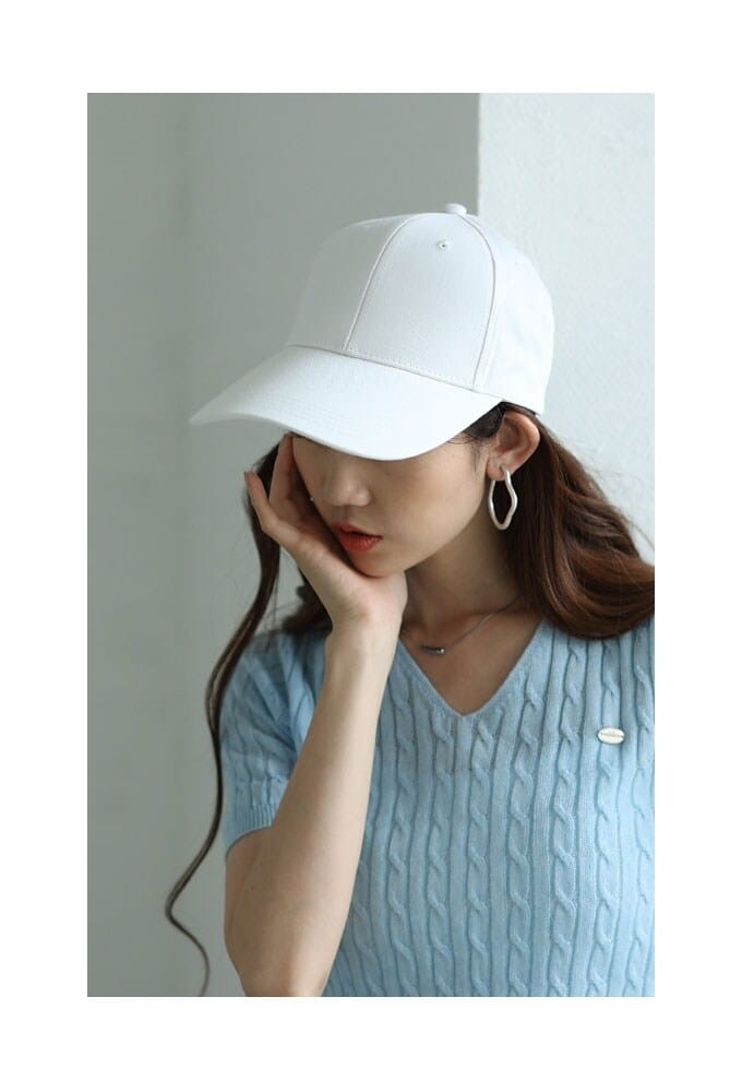 【帽子】 小物 キャップ ブラック ホワイト ベージュ 紫外線 UV 深め 広め 日除け コットン