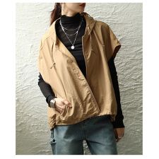 【アウター】フード ジャケット レディース ジャケット 半袖 春 秋 冬 春服 秋服 冬服