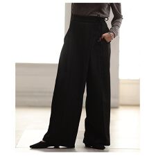 【パンツ】ワイドパンツ 美脚 レディース ボトムス ズボン 脚長 体型カバー ロング丈 秋 冬 無地