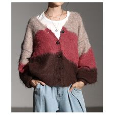 【カーディガン】 レディース トップス ニット 長袖 カーディガン ロング丈 カジュアル 秋 冬