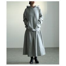 【ワンピース】 レディース セットアップ トップス スカート 裏起毛 スウェット カジュアル 秋 冬