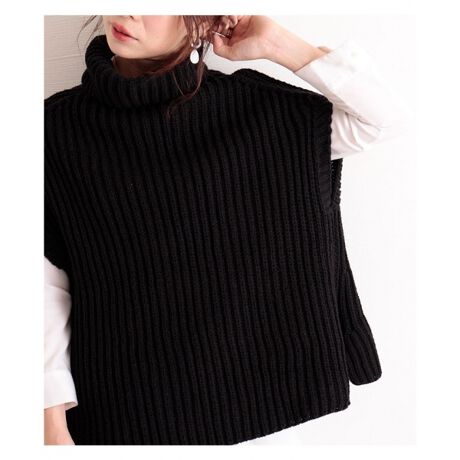 ローゲージニットのリブ編みタートルネックベスト レディース ファッション ブラック 黒 半袖 サワアラモード Sawa A La Mode Mode 6564 ファッション通販 マルイウェブチャネル ローゲージニットのリブ編みタートルネックベスト レディース ファッション ブラック 黒 半袖 サワアラモード Sawa A La Mode Mode 6564 ファッション通販 マルイウェブチャネル