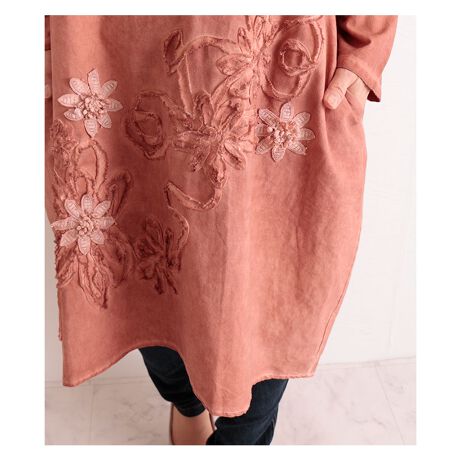 レディース ワンピース ミモレ丈ワンピ ミモレ 長袖 オレンジ 春 秋 冬 森 Mori カジュアル サワアラモード Sawa A La Mode Mode 6669 ファッション通販 マルイウェブチャネル