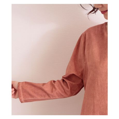 レディース ワンピース ミモレ丈ワンピ ミモレ 長袖 オレンジ 春 秋 冬 森 Mori カジュアル サワアラモード Sawa A La Mode Mode 6669 ファッション通販 マルイウェブチャネル