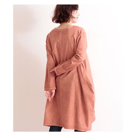 レディース ワンピース ミモレ丈ワンピ ミモレ 長袖 オレンジ 春 秋 冬 森 Mori カジュアル サワアラモード Sawa A La Mode Mode 6669 ファッション通販 マルイウェブチャネル