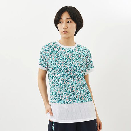ﾚﾃﾞｨｰｽｱﾊﾟﾚﾙ SAKURA グラフィックショートスリーブTシャツ | ニューバランス(new balance) | 66046269