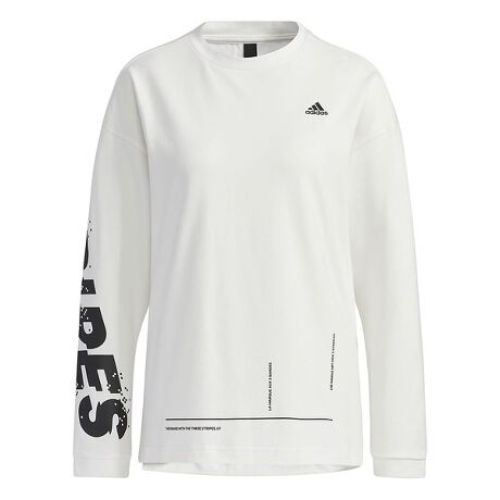 ﾚﾃﾞｨｰｽｱﾊﾟﾚﾙ ワード 長袖tシャツ Word Long Sleeve Tee アディダス Adidas ファッション通販 マルイウェブチャネル