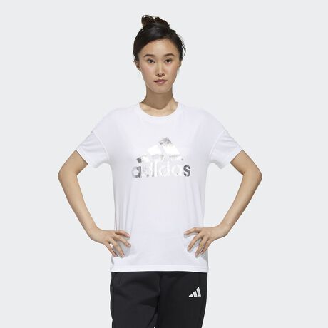 ﾚﾃﾞｨｰｽｱﾊﾟﾚﾙ W Shiny Bos Tシャツ アディダス Adidas ファッション通販 マルイウェブチャネル