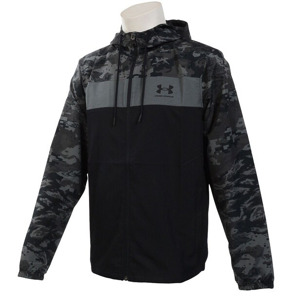 under armour camo windbreaker