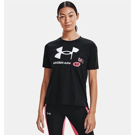 ﾚﾃﾞｨｰｽｱﾊﾟﾚﾙ UA LIVE FUN GRAPHIC TEE アンダーアーマー(UNDER ARMOUR マルイウェブチャネル