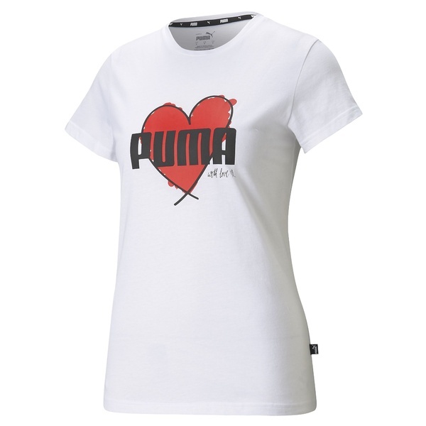 ﾚﾃﾞｨｰｽｱﾊﾟﾚﾙ 97％以上節約 熱販売 HEART Tシャツ プーマ