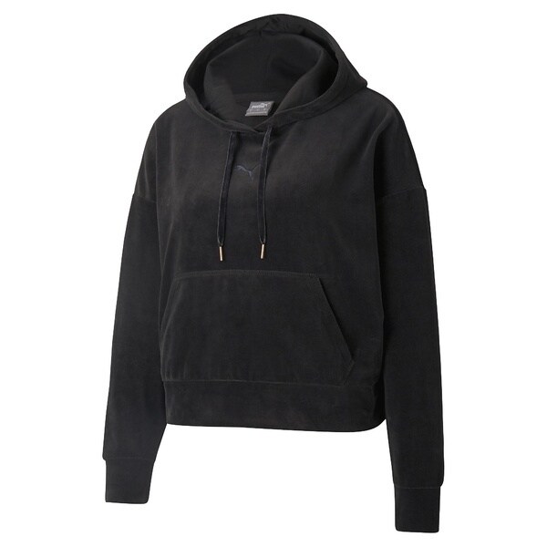 新品 タグ付 PUMA レディース ベロア フーディスウェット セットアップ L Amazon.co.jp: PUMA(プーマ) スウェット パーカー HER ベロア
