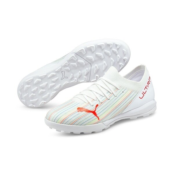 美品PUMA ULTRA ホワイト マルチカラー シューズ ｻｯｶｰ ウルトラ 3.2 TT | プーマ(PUMA) | マルイウェブチャネル